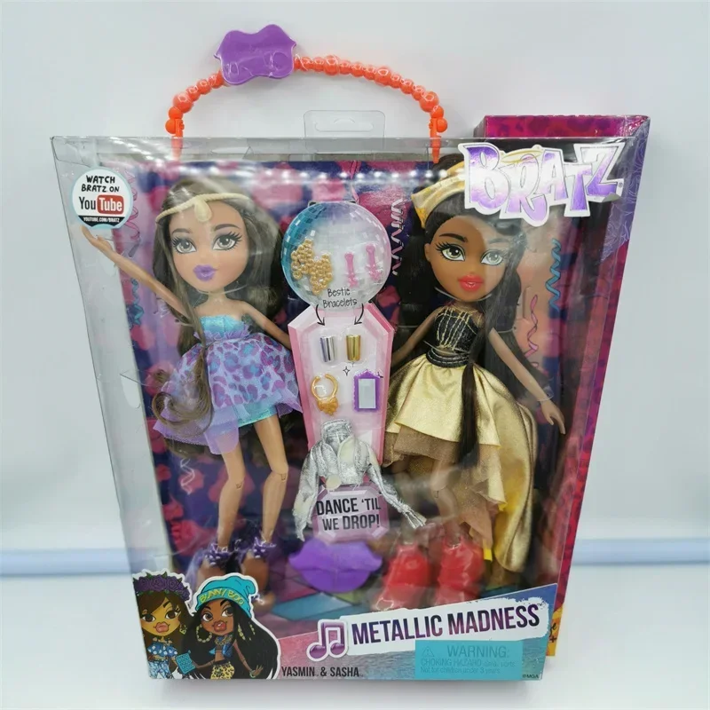 Bratzs Doll Snowkissed and Backyard Beach Bash Series Action Figures Yasmin Jade Meygan Movable Joints Beautiful Girl Kids Gifts