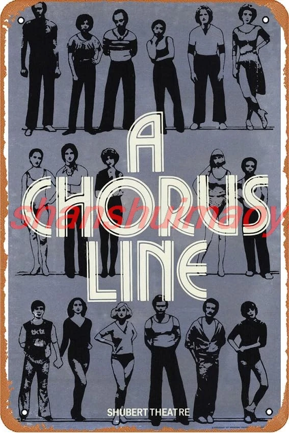 Chorus Line, A (Broadway) (1975) Poster Home Wall Art Decoration Retro Metal Tin Sign 8x12 inch ASC