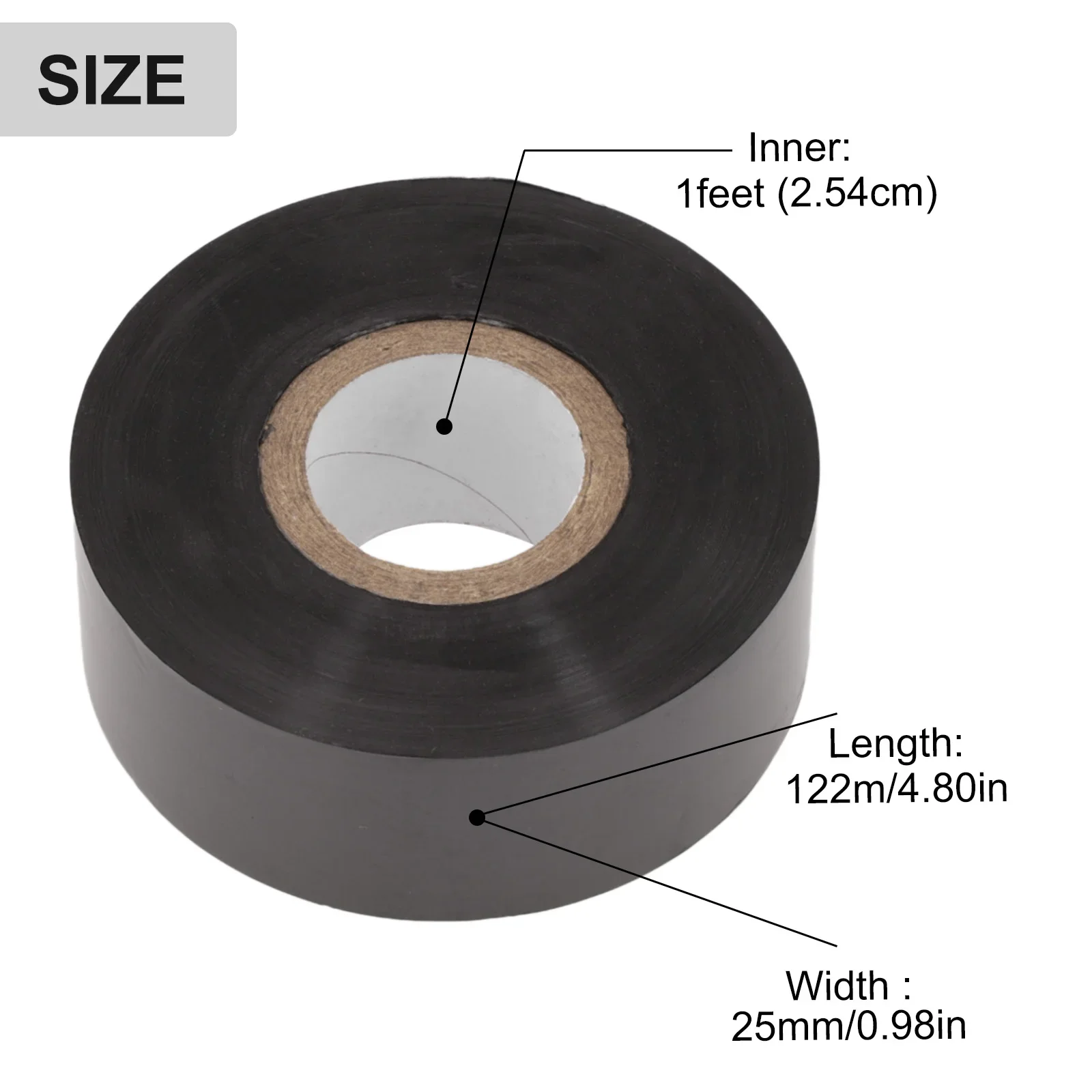 HP-241 Printer Ribbon Printer Ribbon High Quality Very Clear 22.50 Um 25mm*122M 34.50 Um Easy To Read Printer Ribbon