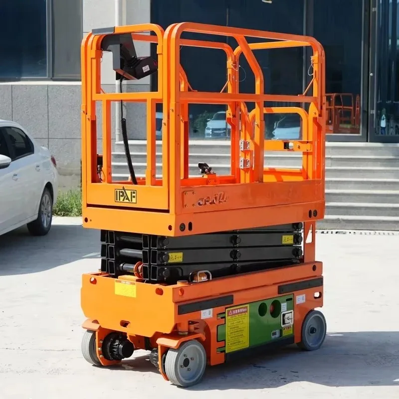 Work Lift Platform Battery Electric Mini Man Lift Hydraulic Home Scissor Lifts