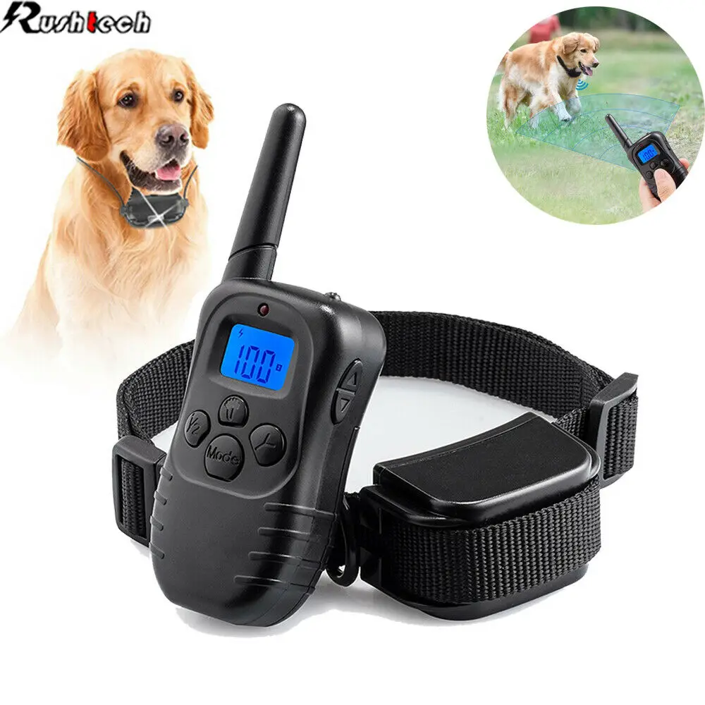 2024 New Dog Shock Collar, Dog Training Collar with Remote,Rechargeable Waterproof Electronic Training Collar for Large Medium S