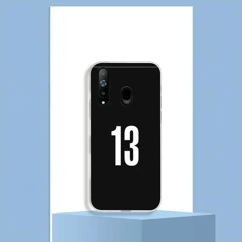 Number Uniform 24 13 23 Phone Case For Samsung Galaxy A71 70 52 51 40 31 50 30 21 12 10 03 S Transparent Soft Cover image 6
