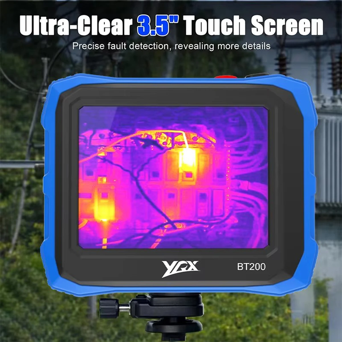 BT200 New Flat Panel Thermal Imager 256x192 IR Resolution -20℃~550℃ 8G Memory 3.5-inch LCD High Low Temp Tracking Thermal Camera