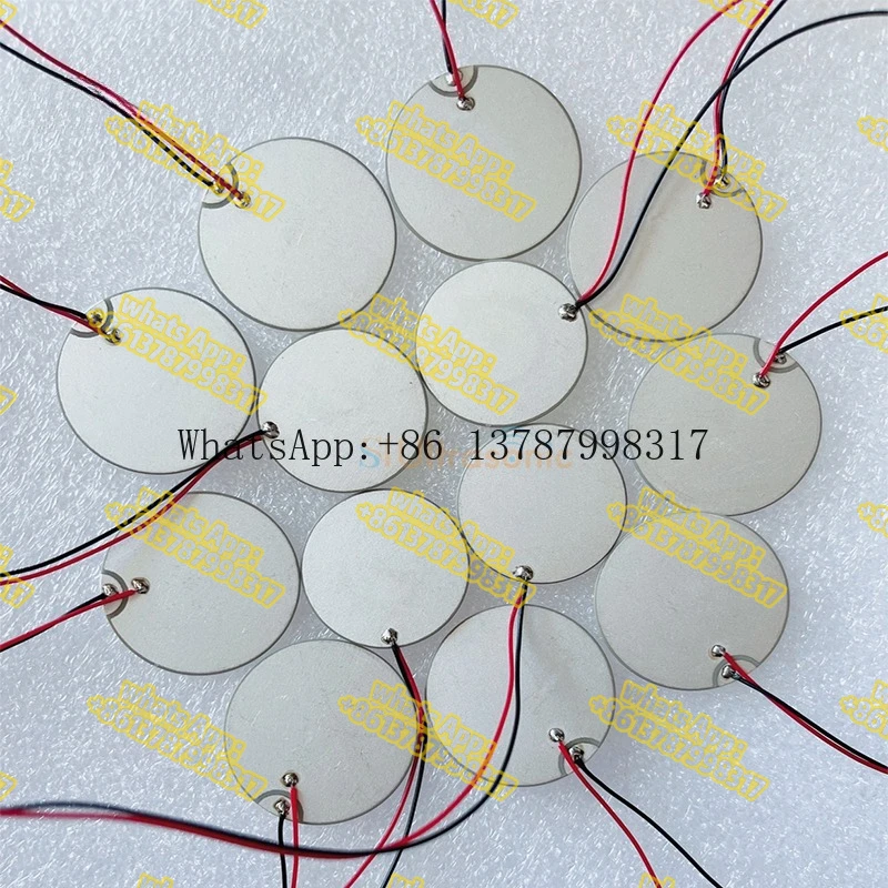 PZT Material Piezo Electric Ceramic Disc 10mm 5MHZ For Ultrasonic Sensor