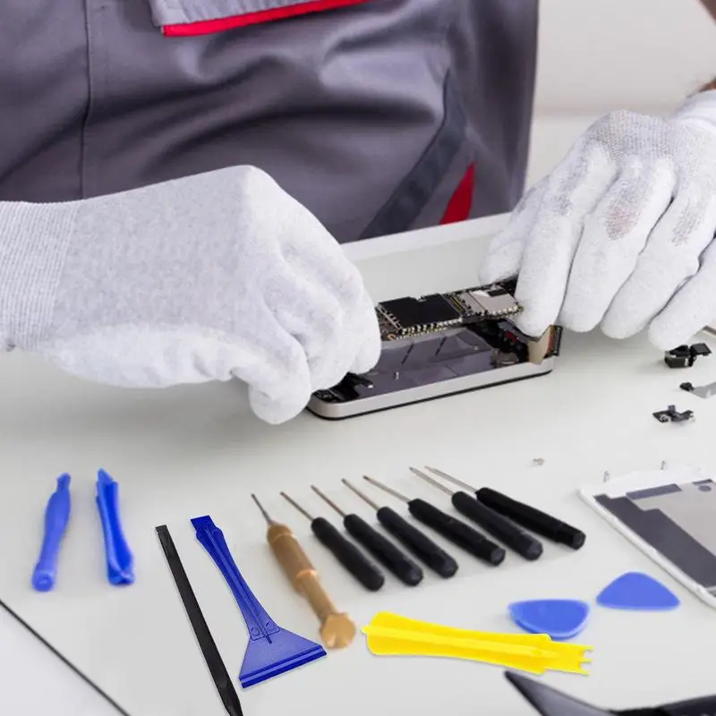 12Pcs Phone Screen Repair Spudger Tool Kit Screen Opening Pry Tool Set For Cell Phone LCD Tablet Laptop Motherboard Opening Tool