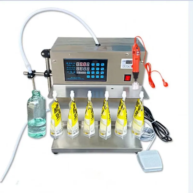 Spout Bag Doy Pouch Filling Packaging Machinery Viscous Soap Washing Liquid Detergent Doypack Packing Machine