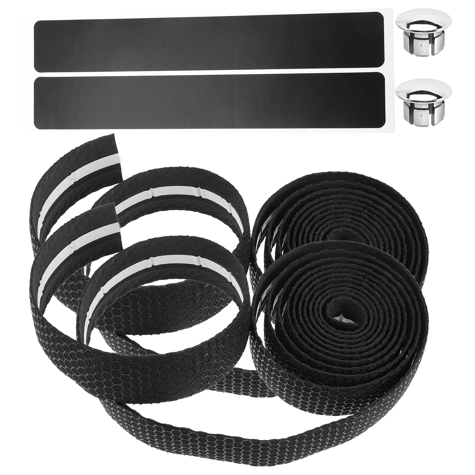 

1Set Bike Handlebar Tape Anti-Skid Wear-Resistant Comfortable Protective Handle Wrap Road Mountain Cycling Handle Belt