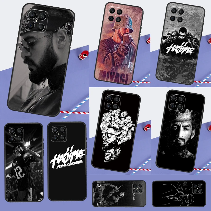 Hajime MiyaGi Andy Panda For Honor 70 50 X7 X8 X9 Case For Huawei P30 Lite P20 P40 P50 Pro P Smart Z Nova 5T Cover