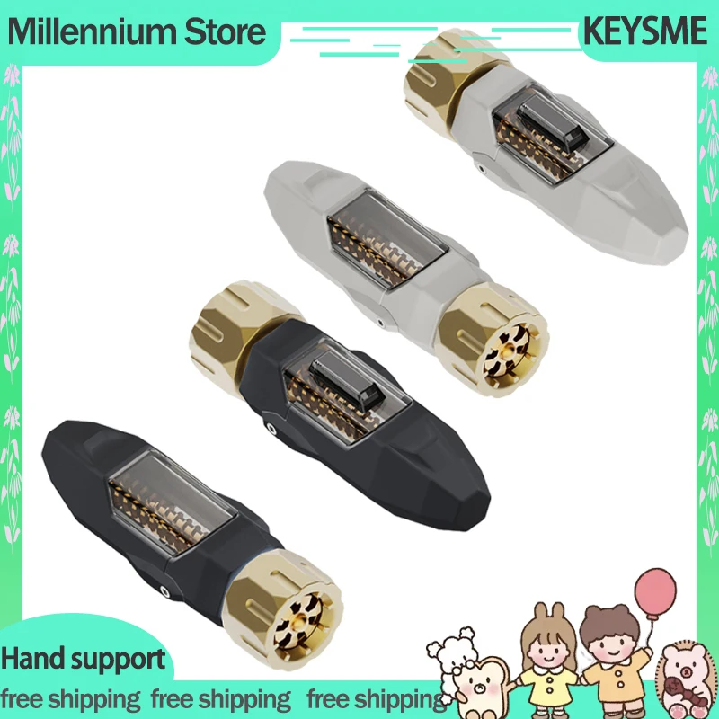 Keysme Mechanical Gamer Keyboard Accessories Hand Support Customized Office Gaming Wrist Brace Keyboard Small Rocket Accessories