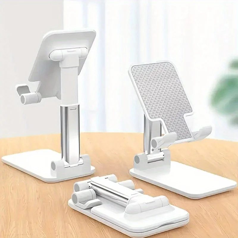 Soporte para teléfono móvil, resistente y duradero, con altura ajustable, fabricado con material ABS de uso general, apto para todos los modelos de teléfonos, disponible en varios colores.