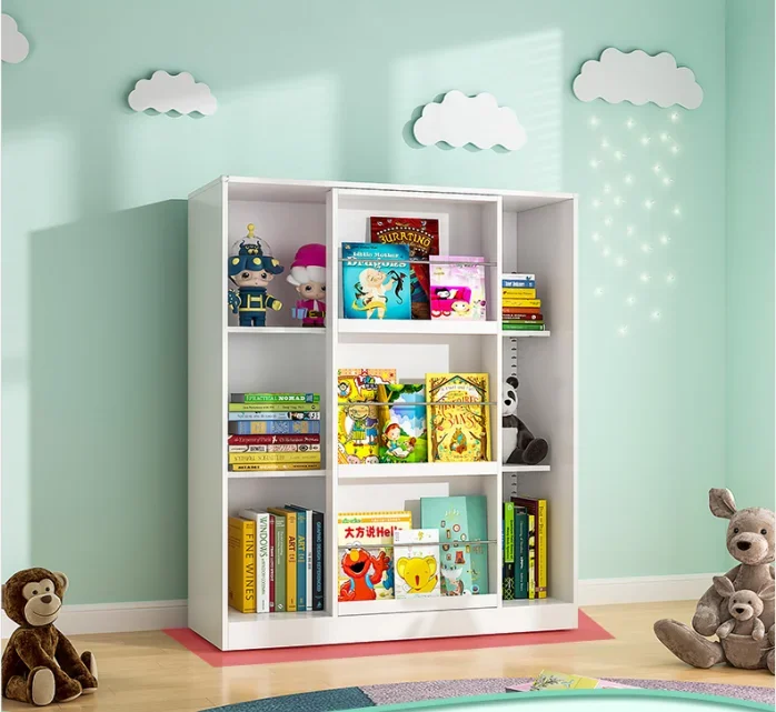 Toy Storage Shelf Kids Book Rack Bookshelf  Bookcases Toys Storage Holders Children Cabinet