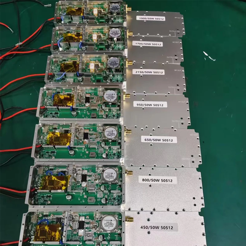 ترقية 2025 FPV Drone 50W RF Module - Gan Transistor Lora Oscillator Protector UAV-Specific GaN Power Amplifier + Isolator 5.2G