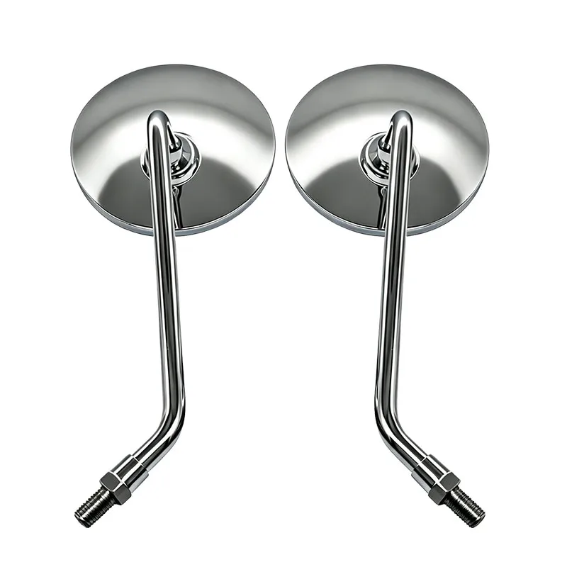 2 Stück Universal 10-mm-Rückspiegel, verchromte Seitenspiegel für MT-09, MT-10, MT-03, MT-07, Motorradzubehör. – Detail 7