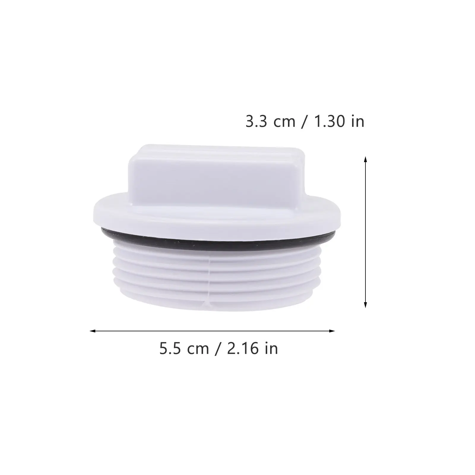 6Pcs Threaded Return Winterizing Plug High-Quality O-Ring Design Pool Threaded Drain Cover for Spa Filter System Safety