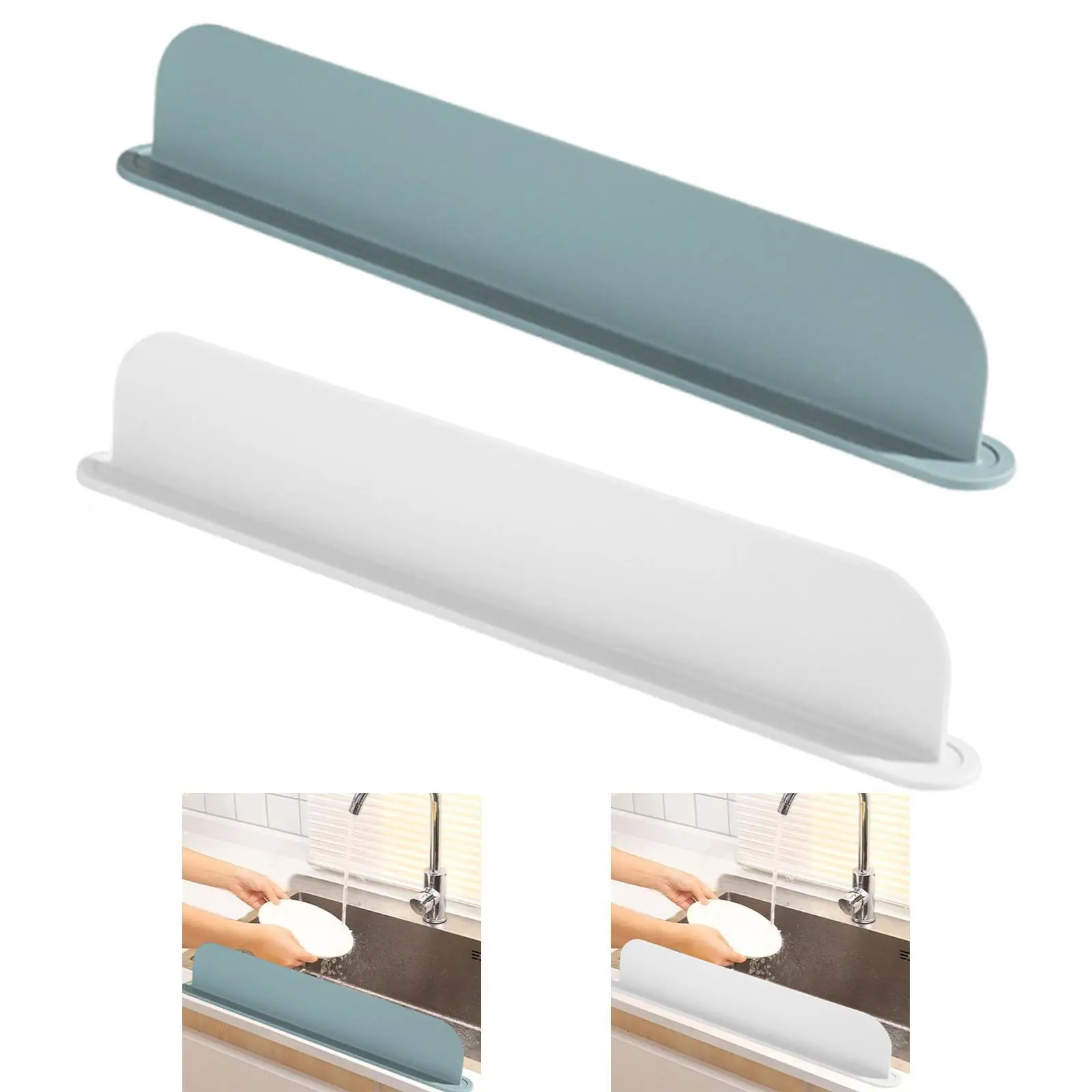 Kitchen Sink Splash Guard, Water Splash Barrier Accessories Supplies Lightweight