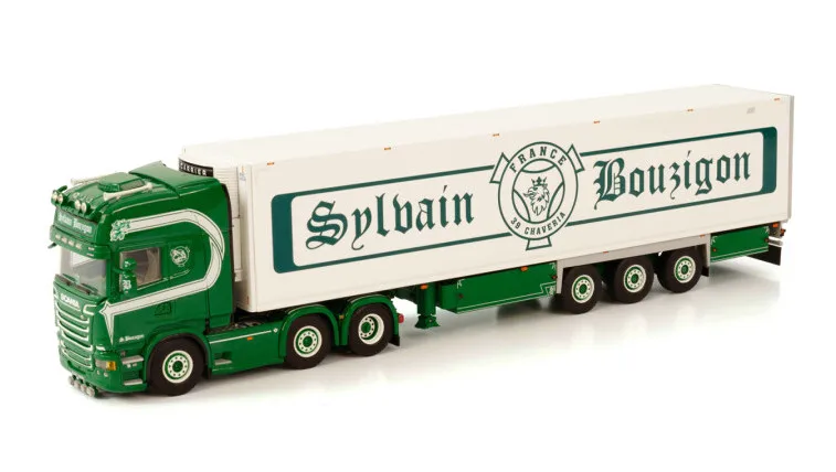 

Alloy Model WSI 1:50 Sca-nia 6X2 Tractor,Refrigerated Cold Chain Transport Container Truck Diecast Toy Model,S. BOUZIGON 01-3742