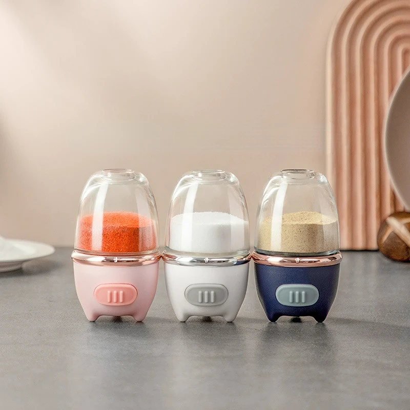 

Quantitative Salt Shaker Spice Box Glass Kitchen Spice Jar Moisture-Proof Sealed Seasoning Jar Salt Shaker Seasoning Bottle