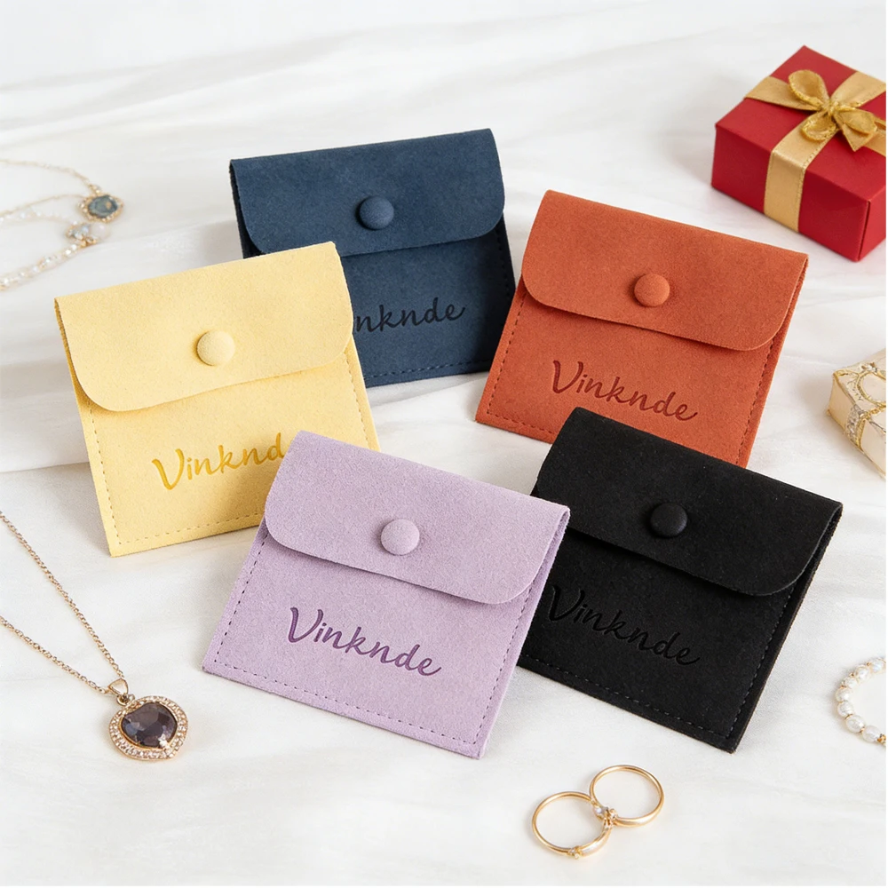 

50 шт., кремовый, бежевый, бархатная сумка из микрофибры с логотипом, высокое качество, подарочная упаковка для ювелирных изделий, сумка для хранения, карман для свадебных сувениров