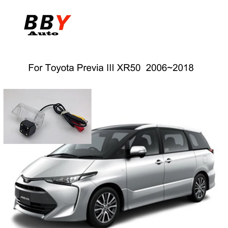 Rear View Camera For Toyota Previa III XR50 2006~2018 HD night vision trajectory dynamic parking Camera