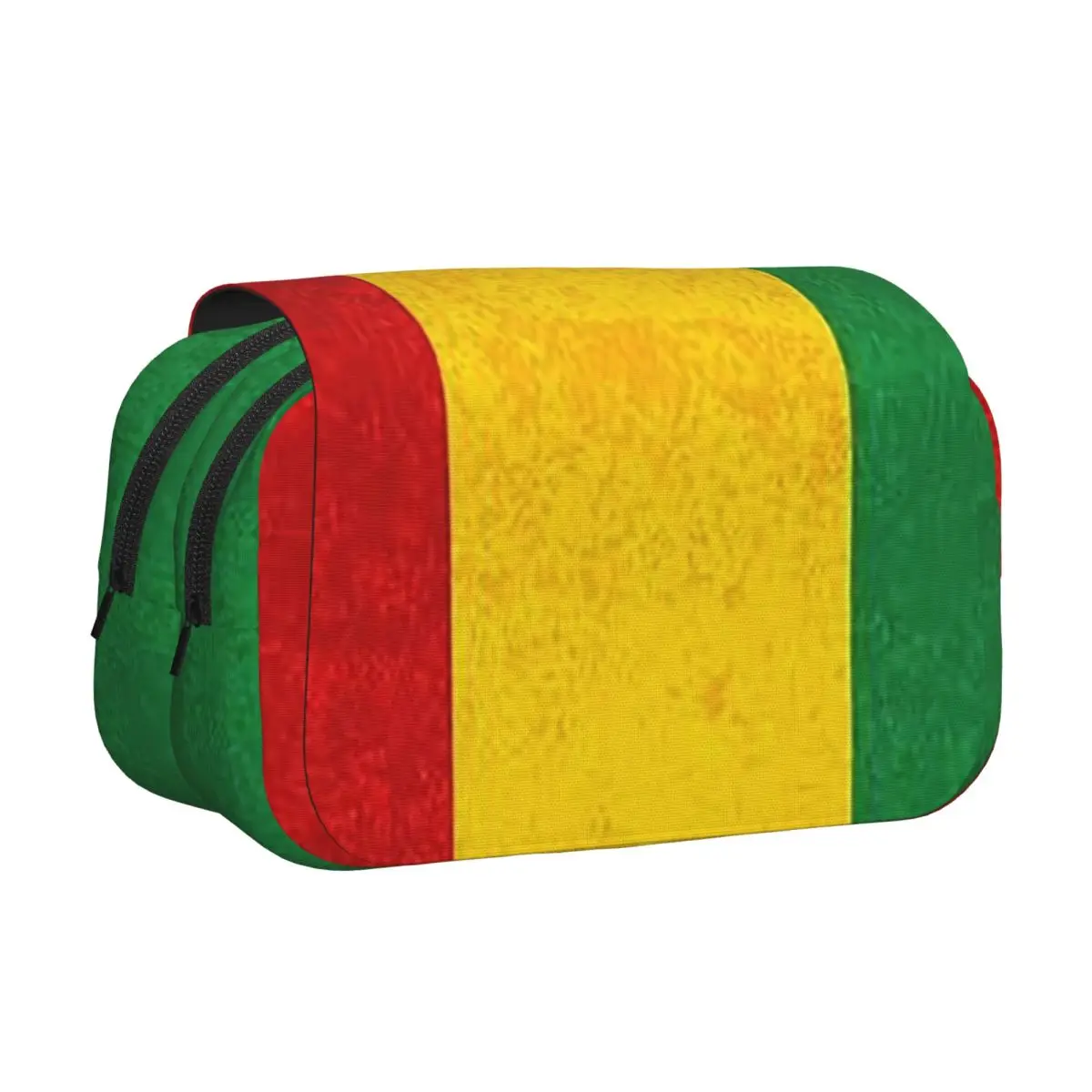 Jamaican Reggae Rasta Lion Jamaica Flag Pencil Case Pencil Pouch Hard Shell Leather Large Storage Pen Box Pencil
