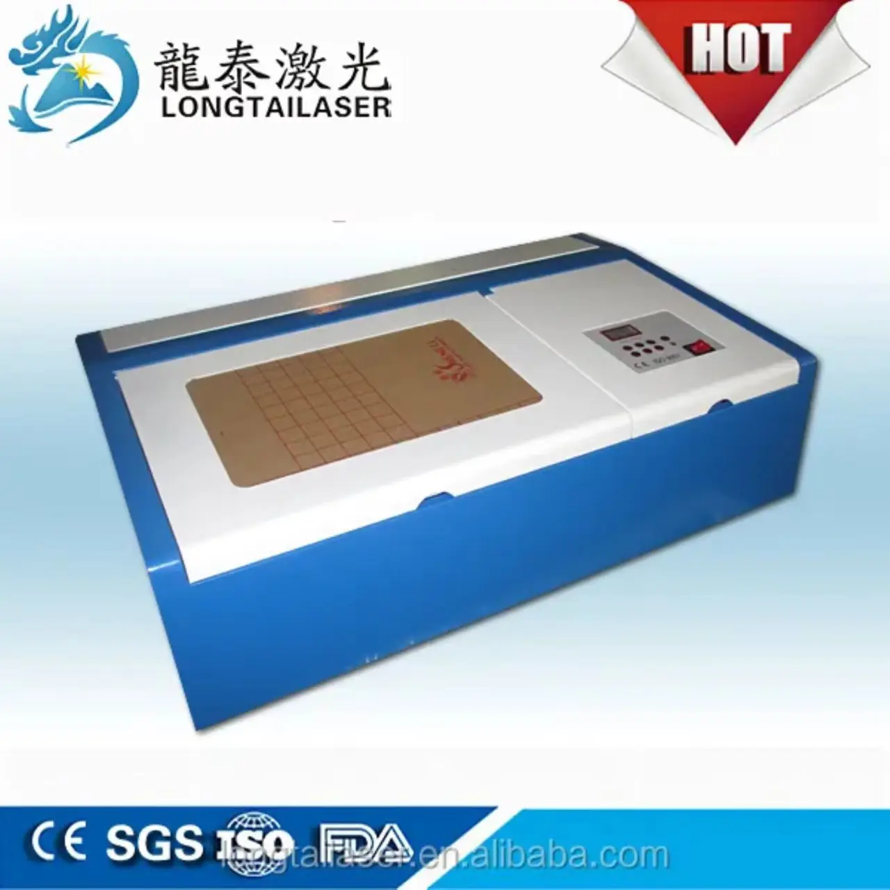 Mini hout Co2-graveermachine Co2-snijden gebruikt om niet-metalen materialen zoals leer, hout en acryl te verwerken.