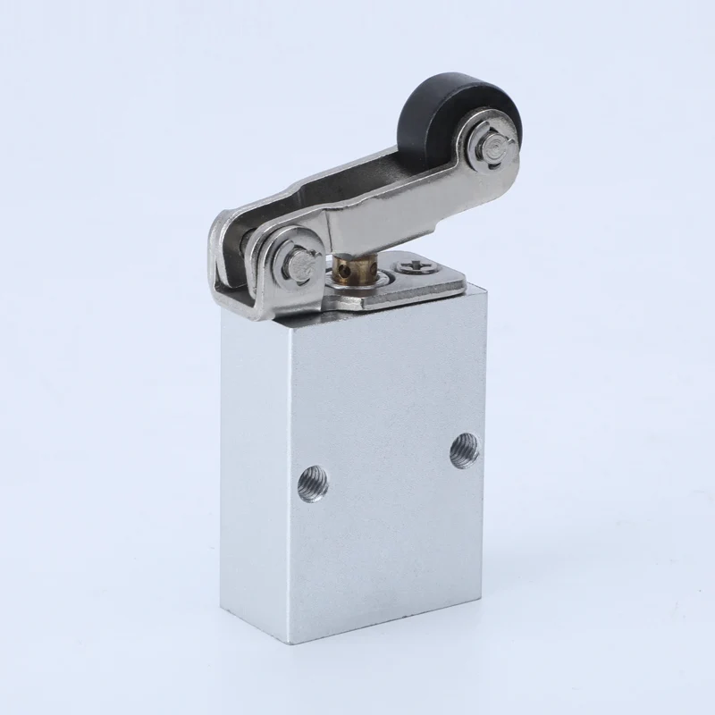 S3R-M5 S3R-06 S3R-08 2 Position 3 Way Pneumatic Air Mechanical Control Valve New With Fitting