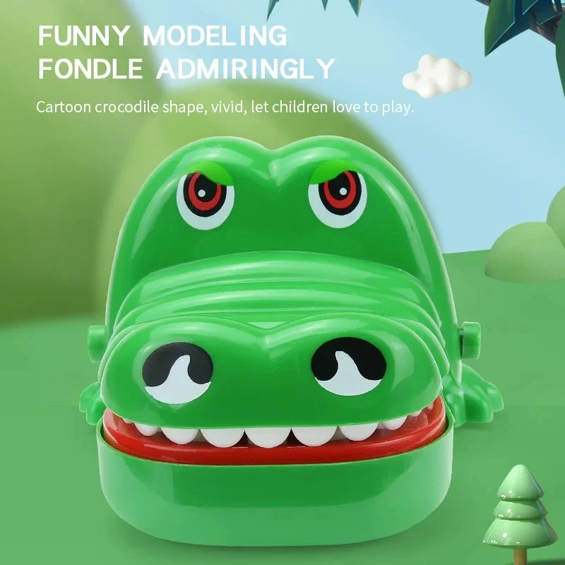 Crocodile Teeth Toys Alligator Biting Finger Classic Family Games Party Pranks Children's Lucky Game