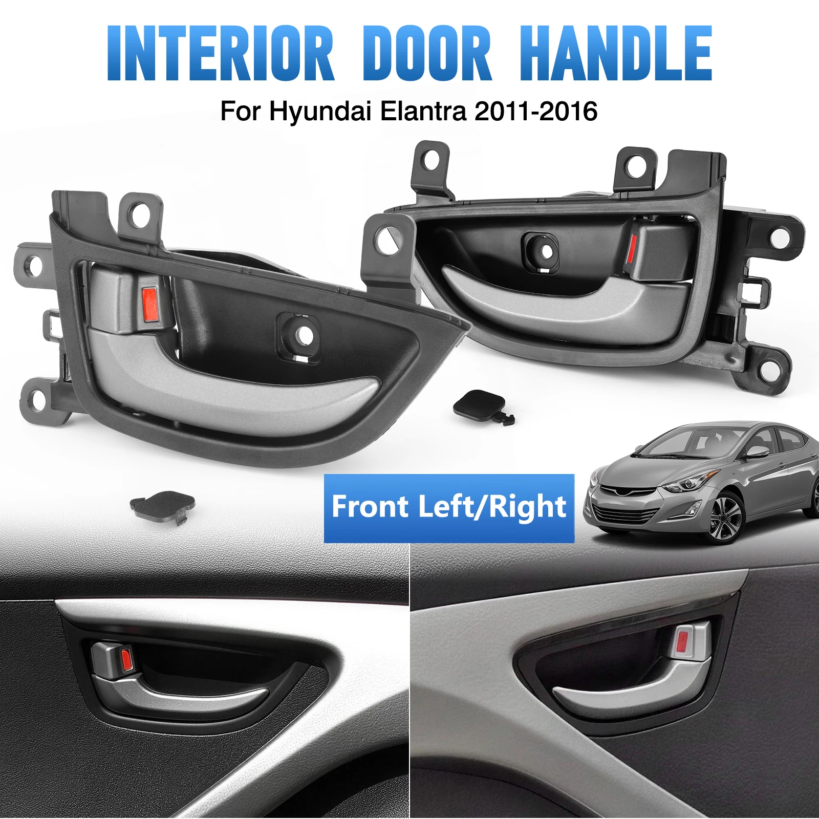 

Front Left Right Car Interior Door Handle For Hyundai Elantra 2011 2012 2013 2014 2015 2016 82610-3X000 82620-3X000