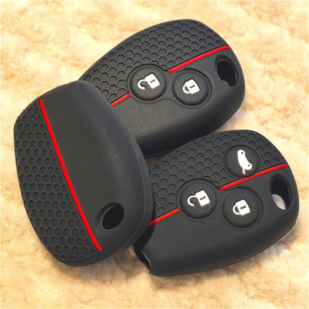 silicone key cover holder key case for Renault Clio 3 Logan 2 Dacia Duster sandero stepway Lada Largus for Nissan Almera terrano