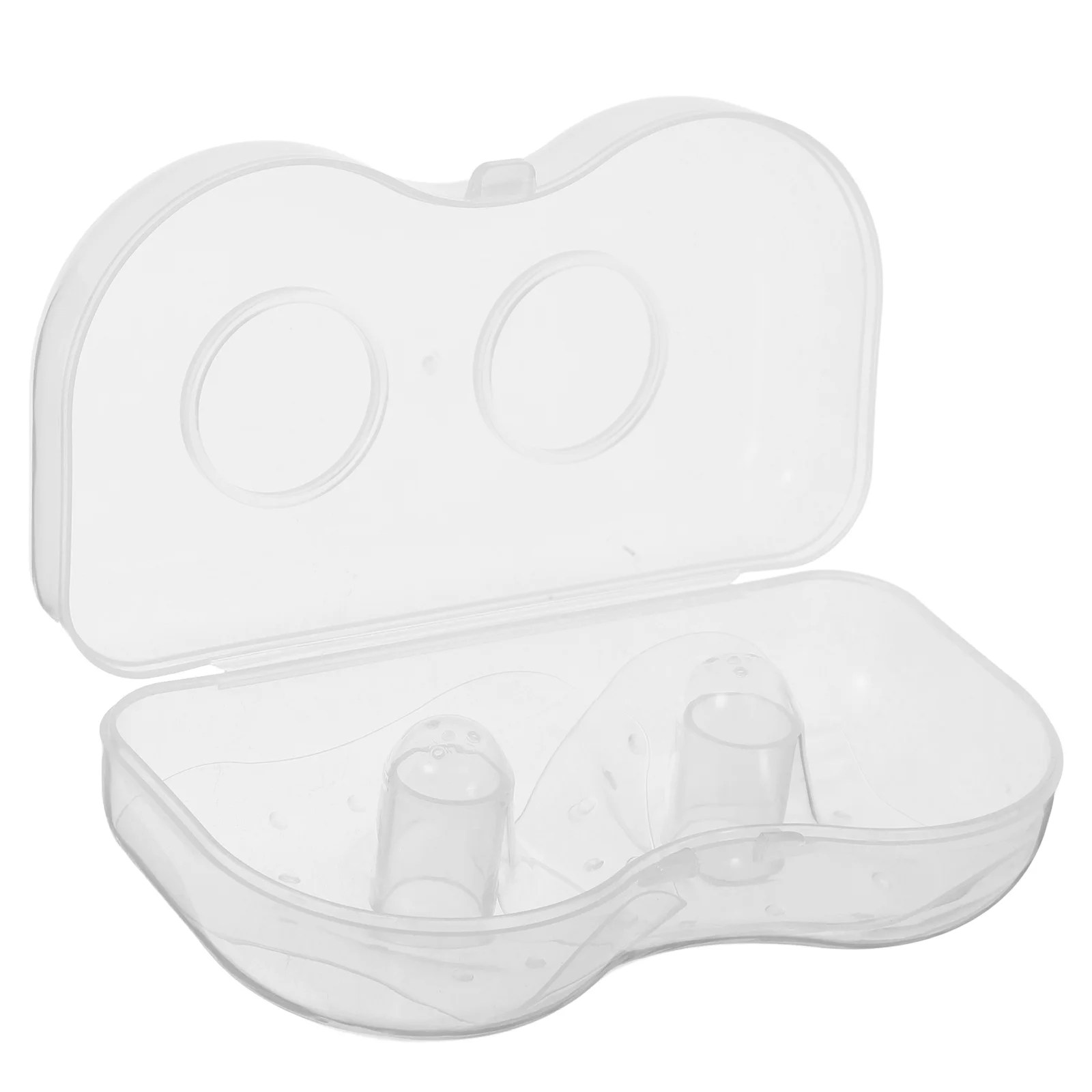 

1 Pair Breastfeeding Shields For Flat Inverted Nipples Soft Silicone Transparent Covers Nursing Pads Latching Aid For Newborn
