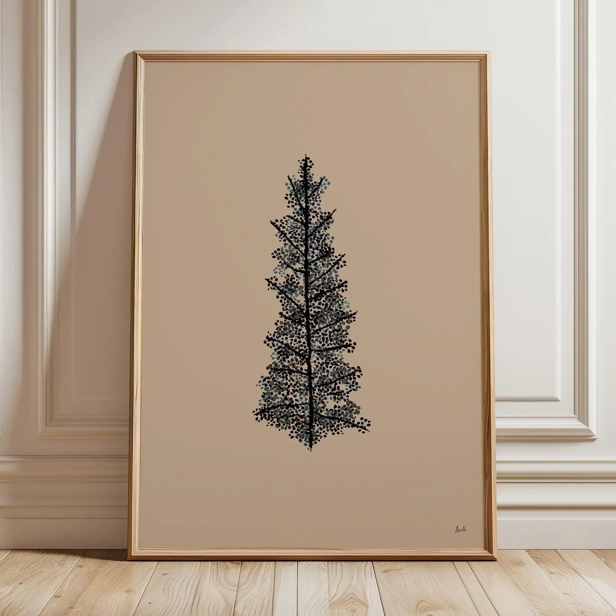 Minimalist Floral Print Vintage-Inspired Wall Art Terra Cotta Home Decor,Simple Home Decoration Painting Flowers Plants Poster