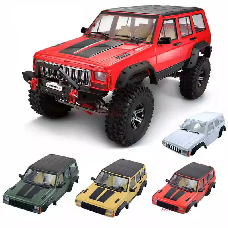 

1/10 Cherokee hard shell 313 wheelbase SCX10 90046 90047 Crawler conversion – hard body shell available in multiple colors.