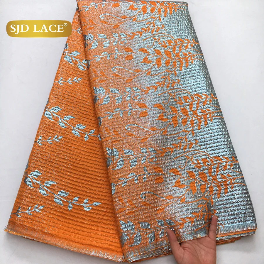 

SJD LACA French Damask African Brocade Lace Fabrics 2025 High Quality Nigerian Jacquard Lace For Sewing Women Party Dresses 4317