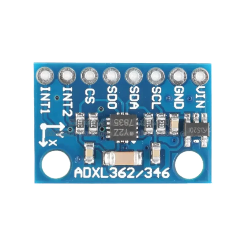 2pcs ADXL346 Three-Axis Accelerometer Module I2C/SPI/Tilt Sensing, Replacement for ADXL345