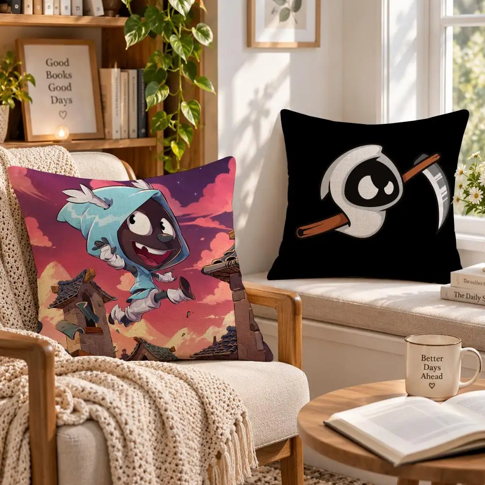 Game Fantasy D-Dofus Cushion Cover Soft Short Cover Washable Sofa Bed Dorm Garden Home Office Chair Decor
