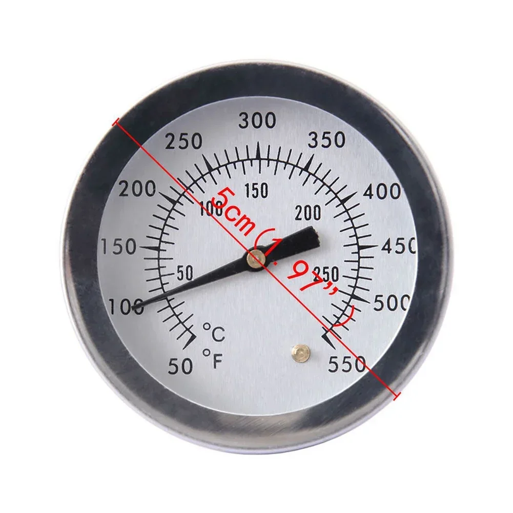 Grill Temperature Gauge Barbecue Thermometer Meter Smoker Thermostat Cooking Food BBQ Tool 50-550℃ Kitchen Accessories