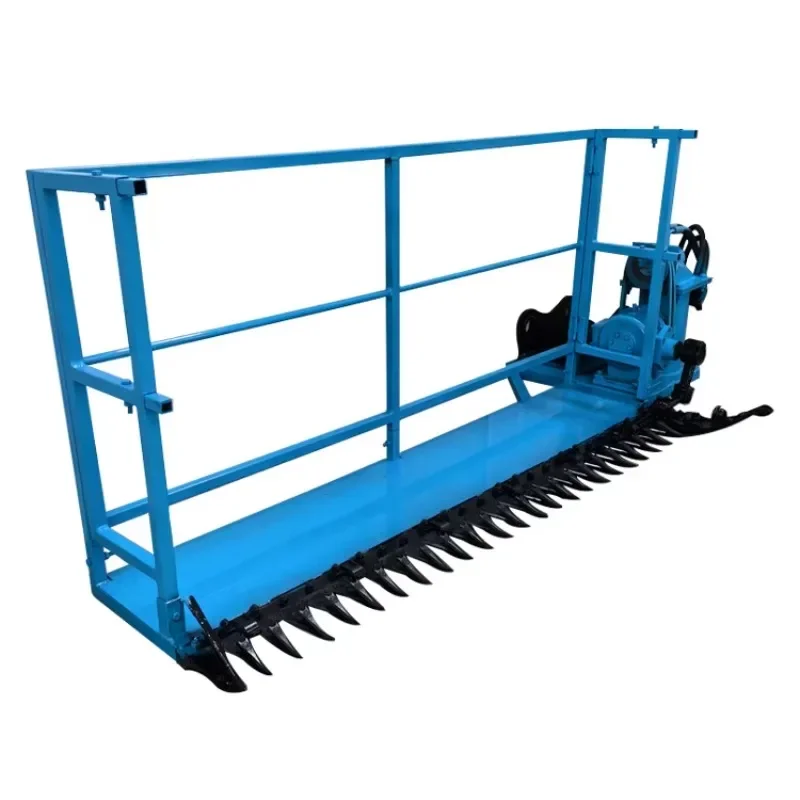 Escavadeira reed harvester, alta qualidade, com bordas cortadas, treelawn e arbusto para plana