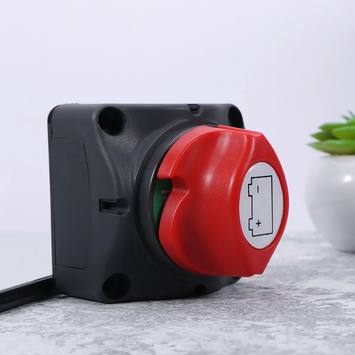 275A Battery Disconnect Switch Red Detachable Base Instant 1250A Current Car Boat Van Truck Rv Motorcycle Battery Isolator Cut
