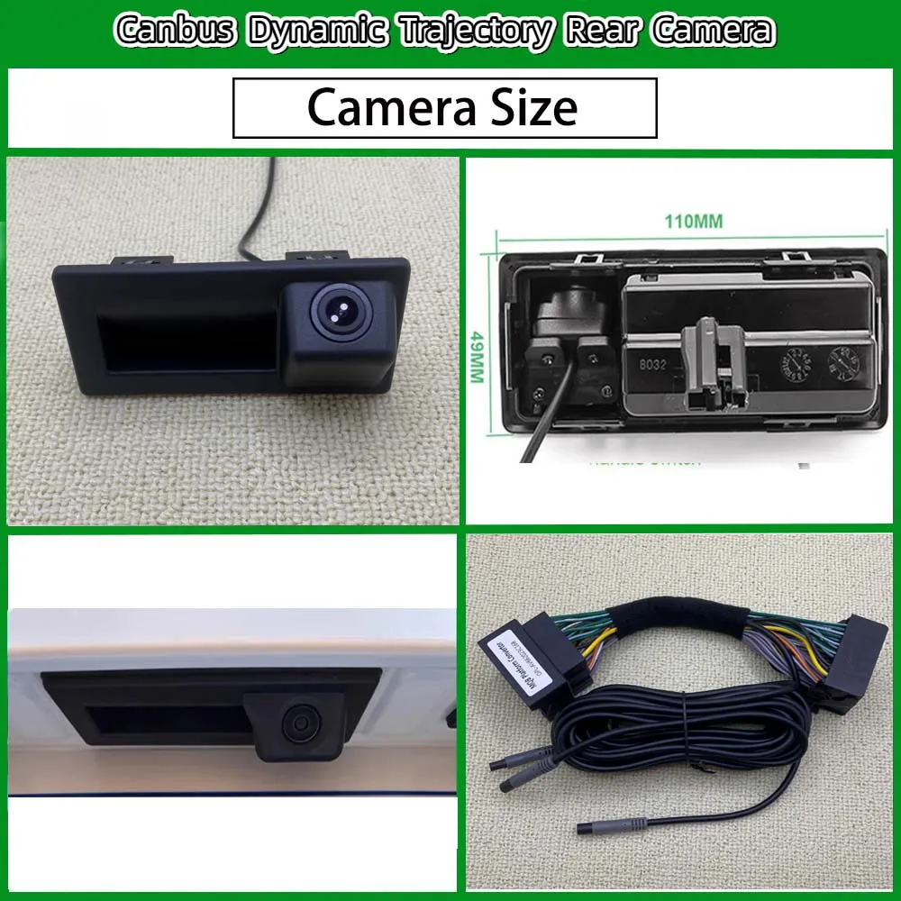 Canbus Rear Reverse Backup Camera For Skoda Octavia A7 5E Superb 3V 2015 2016 2017 2018 ~ 2020 MIB2 Plug & Play Without Coding