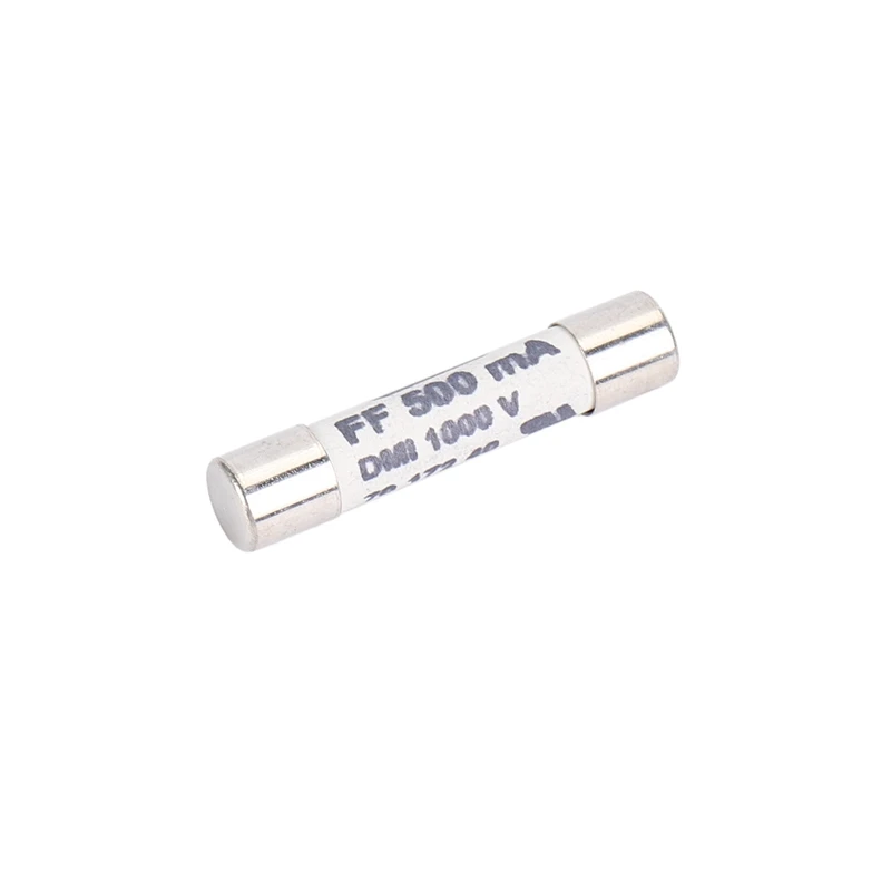 1000V 500mA 6.3 x 32mm White Ceramic Fuse for Multimeter