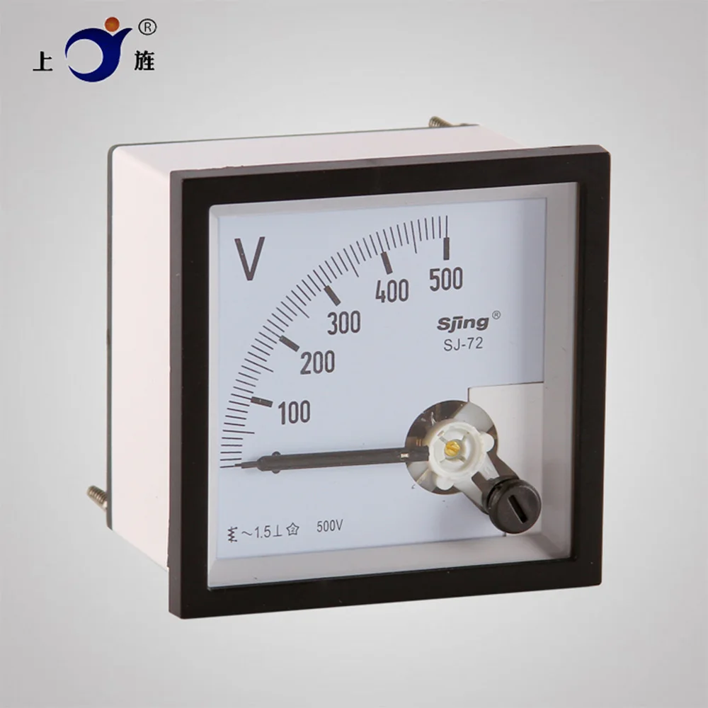 

1PCS SJ-72 CP-72 SQ-72 CZ-72 AC 100V 150V 250V 300V 450V 500V 600V Class 1.5 72x72mm Range Analog Voltage Voltmeter Panel Meter