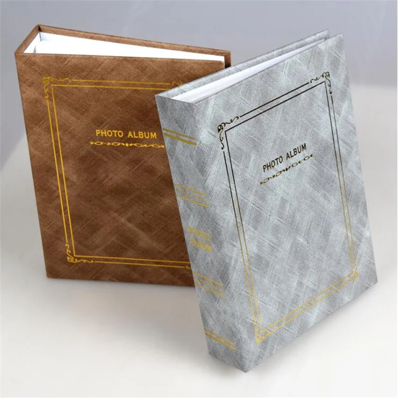 New 6-inch Photo Album 200 Sheets Interstitial 8-inch 100 Sheets Home Collection Commemorative Loose-leaf Interleaf Photo Album