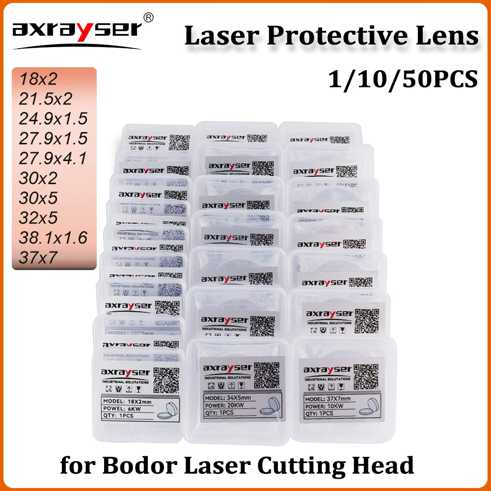

Bodor Fiber Laser Protection Lens Optical 21.5x2 27.9x4.1 30x5 37x7 For Bodor 3000w Powerful Cutting Head Machine Parts