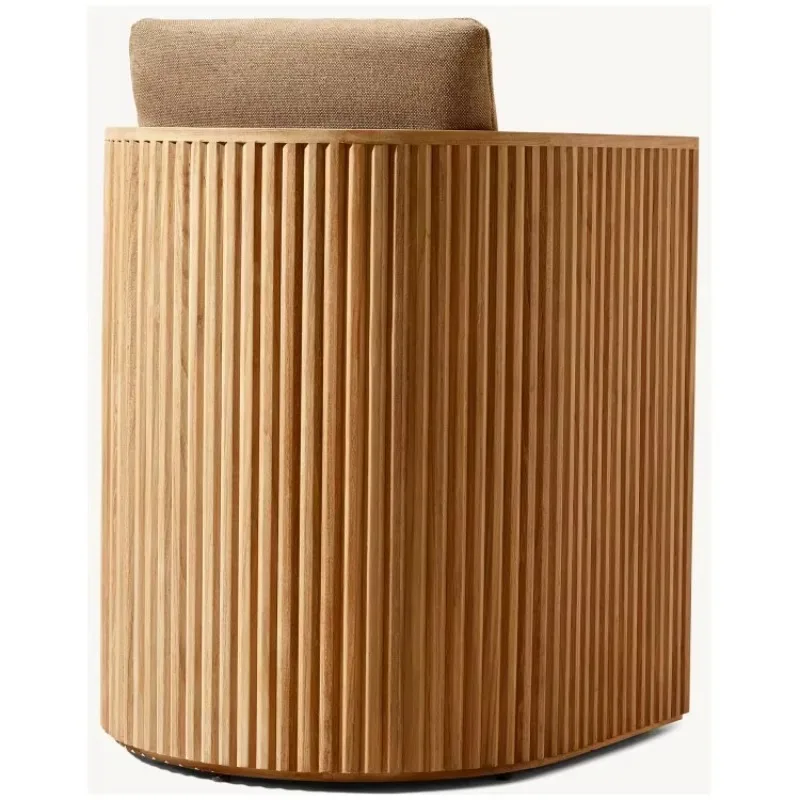 فندق بارك فناء خارجي من الخشب الصلب، أثاث شرفة من خشب الساج، أدوات مائدة بمقعد عميق