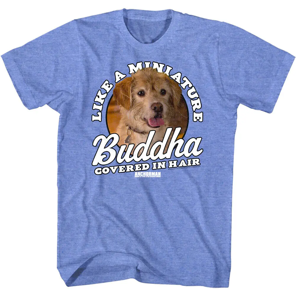 Anchorman Baxter Like a Miniature Buddha Men's T Shirt So Wise Legend of Ron