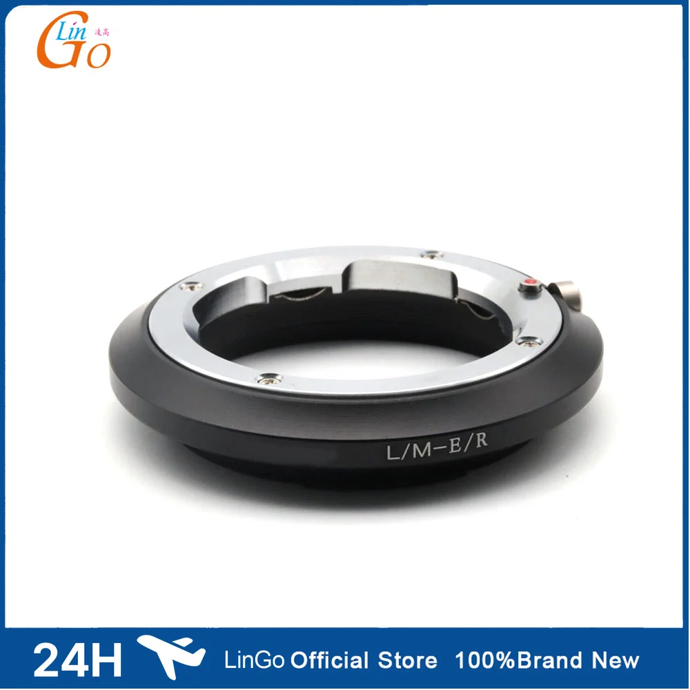 LinGo LM - EOS RF Lens Mount Adapter Ring for Leica M LM Lens and Canon EOS R RF Mount Camera,Lenses Accessories Lens Adapter