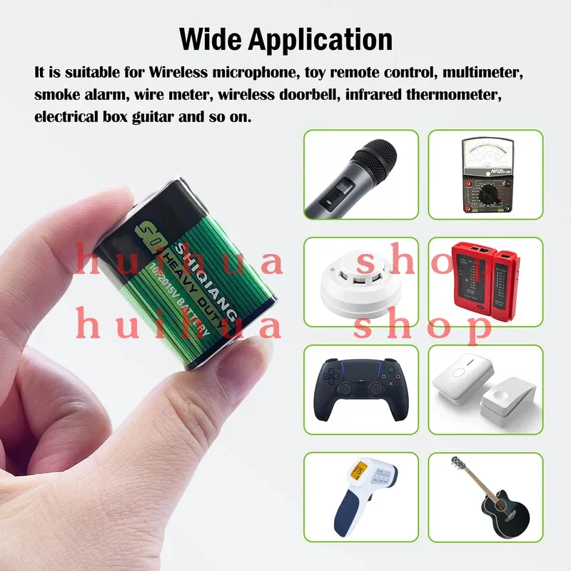2 قطعة 10F20 15 فولت بطارية الكربون الزنك 220A B154 DH554 GP220 ل أنبوب راديو التناظرية الفولتميتر خطوط اختبار Everedy 411