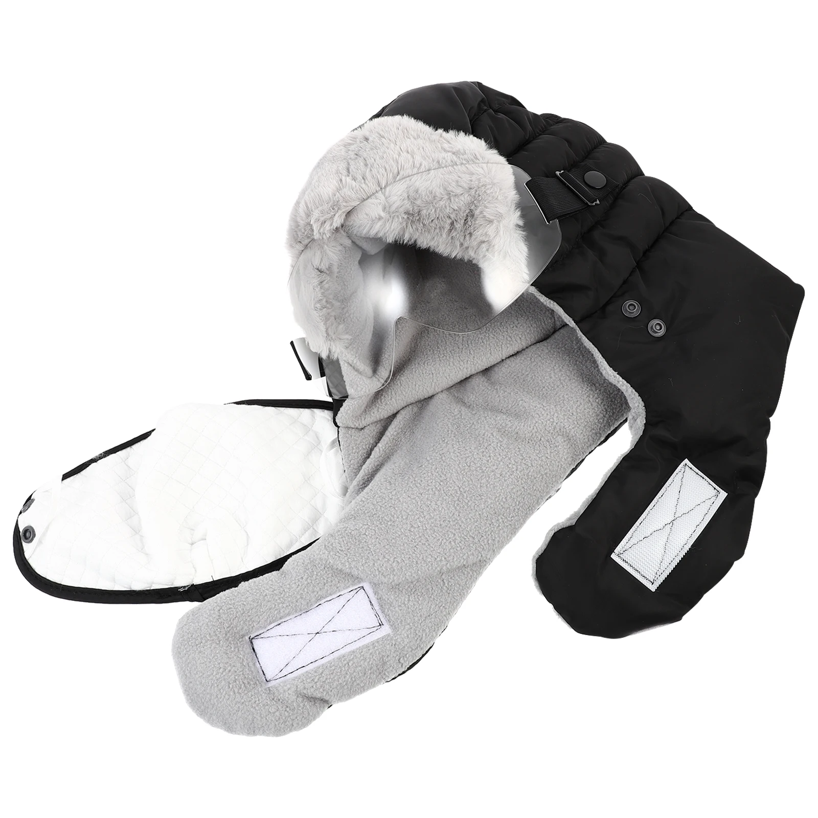 

1 set Cotton Winter Hat Windproof Earflap Cap Skiing Headgear Protective Face Mask Warm Outdoor Snowboard Hiking Gift Cap For
