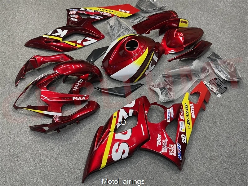 Motorcycle Whole Fairing kit fit for GSXR1000 GSXR 1000 05 06 GSX-R1000 K5 2005 2006 full Fairings kits set red