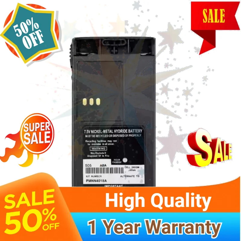 SWZY New PMNN4018A 1500mAh Ni-MH Battery for Motorola CT150 CT250 CT450 CT450LS GP88S GP308 Two Way Radios